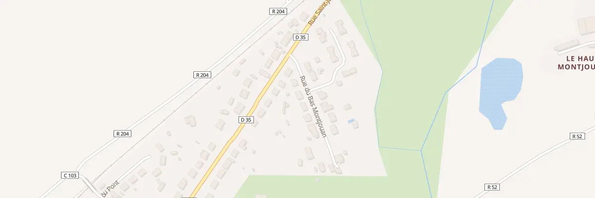 Plan du 4 Rue du Bas Montjouan à Issé