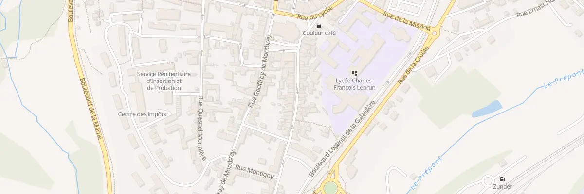 Plan du 26 Rue Saint-pierre à Coutances