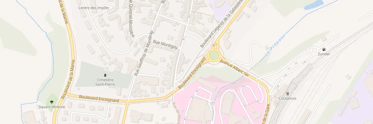 Plan du 69 Rue Saint-pierre à Coutances