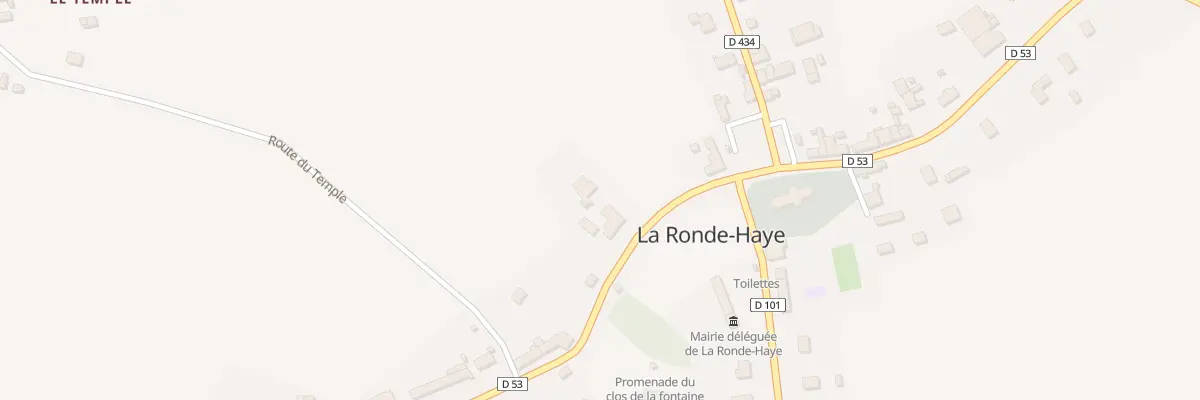 Plan du 5045 L’Hotel Rose La Rondehaye à Saint-Sauveur-Villages