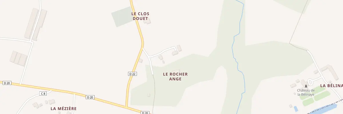Plan du 2 Res des Chênes à Saint-Christophe-de-Valains