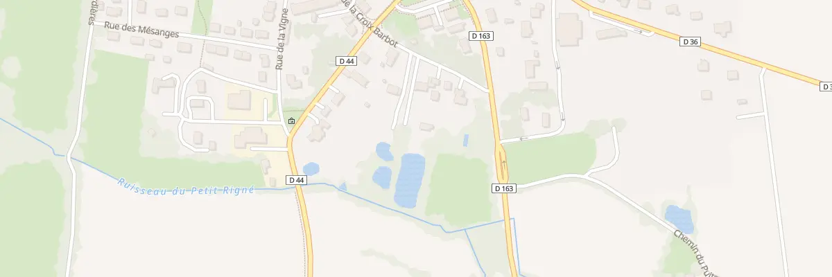 Plan du 16B Rue de la Croix Barbot à Rougé