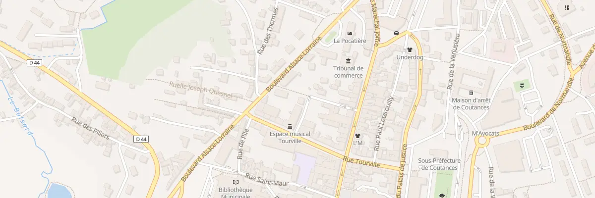 Plan du 6 Rue Paul Maundrell à Coutances
