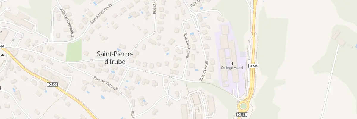Plan du 5 Rue Mi-côteau à Saint-Pierre-d’Irube