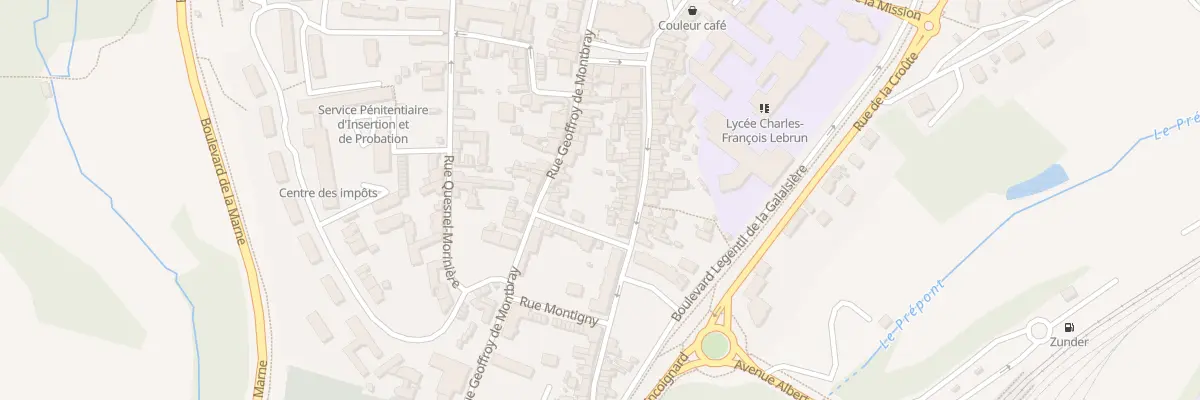 Plan du 40 Rue Saint-pierre à Coutances