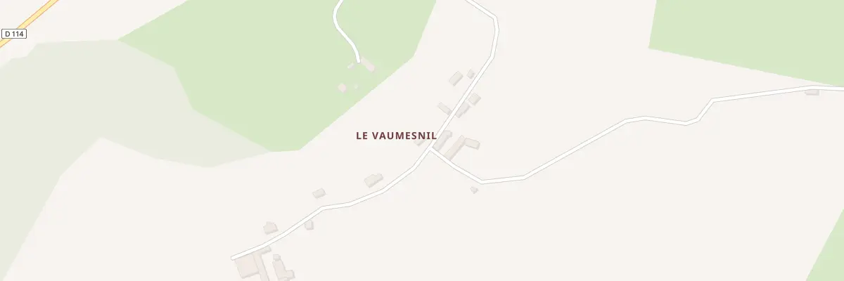 Plan du 5106 Le Vaumesnil à Hudimesnil