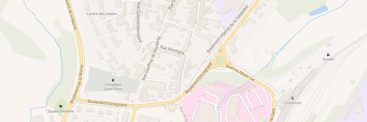Plan du 54 Rue Saint-pierre à Coutances