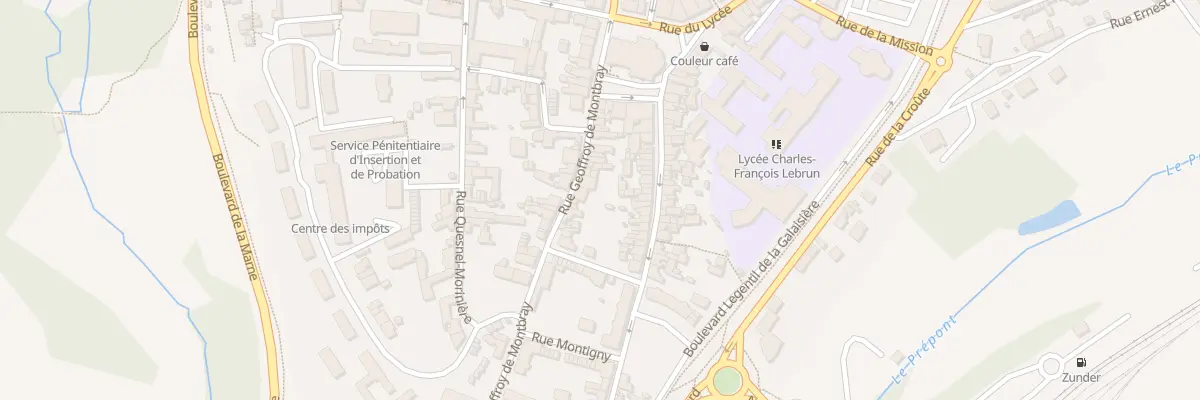 Plan du 77 Rue Geoffroy de Montbray à Coutances