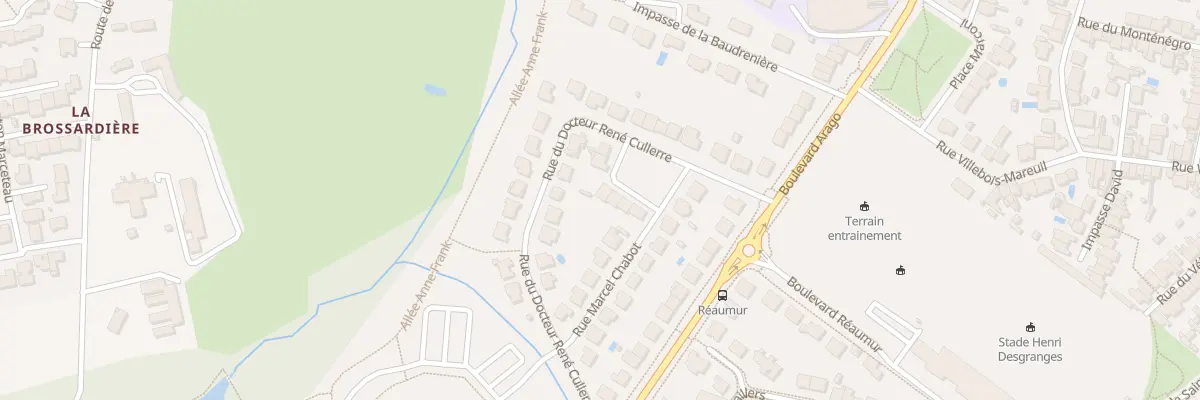Plan du 33 Rue Marcel Chabot à La Roche-sur-Yon
