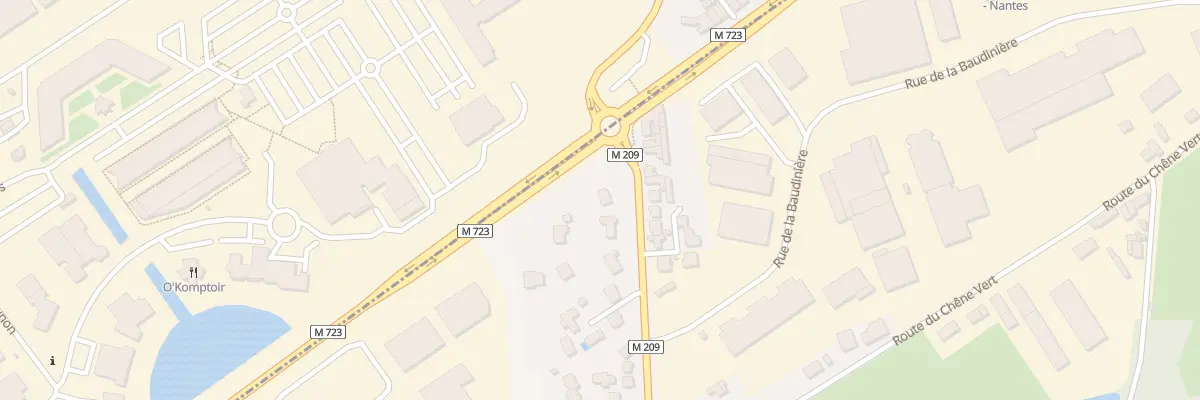 Plan du 1445 Rue des Buissons à Thouaré-sur-Loire
