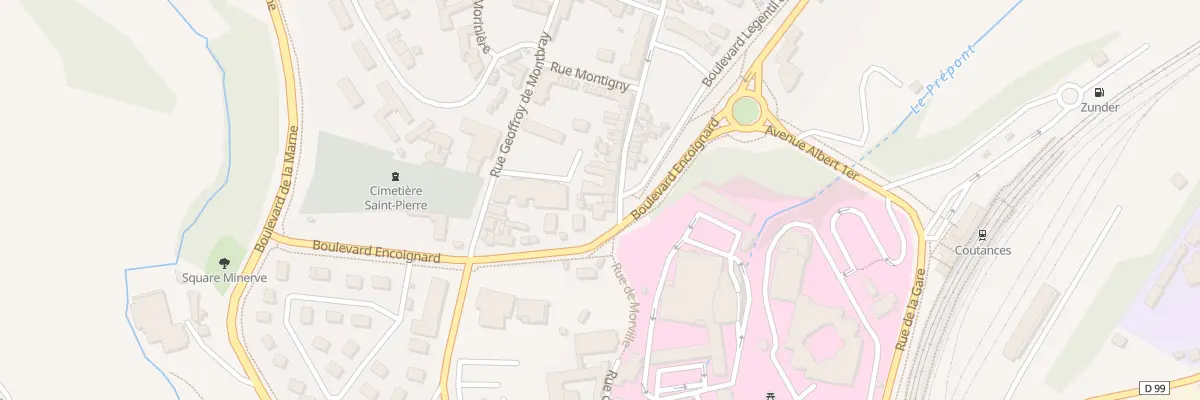 Plan du 74 Rue Saint-pierre à Coutances
