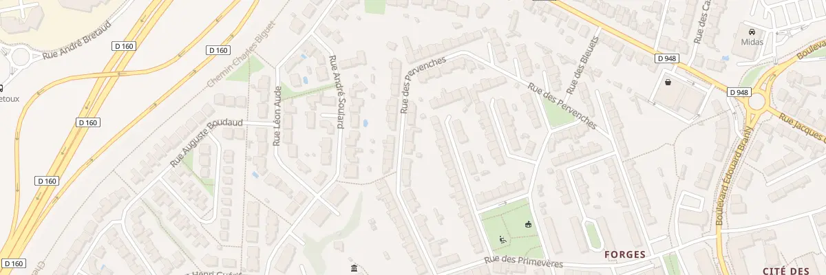 Plan du 99 Rue des Pervenches à La Roche-sur-Yon