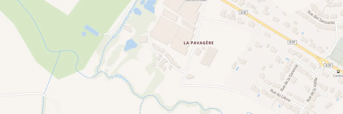 Plan du 6 La Pavagere à La Planche