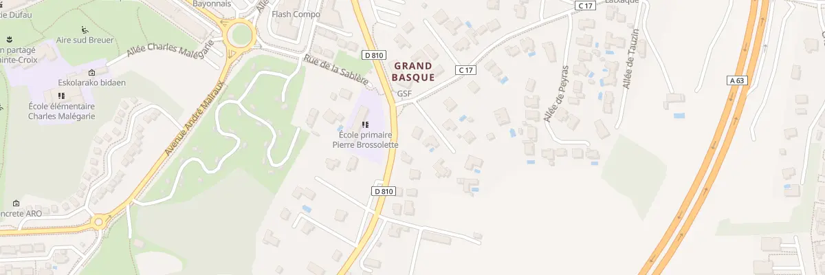 Plan du 82 Av Henri de Navarre à Bayonne
