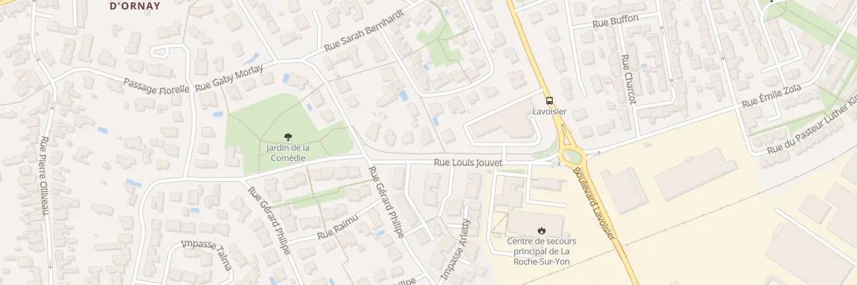 Plan du 32 Rue louis jouvet à La Roche-sur-Yon