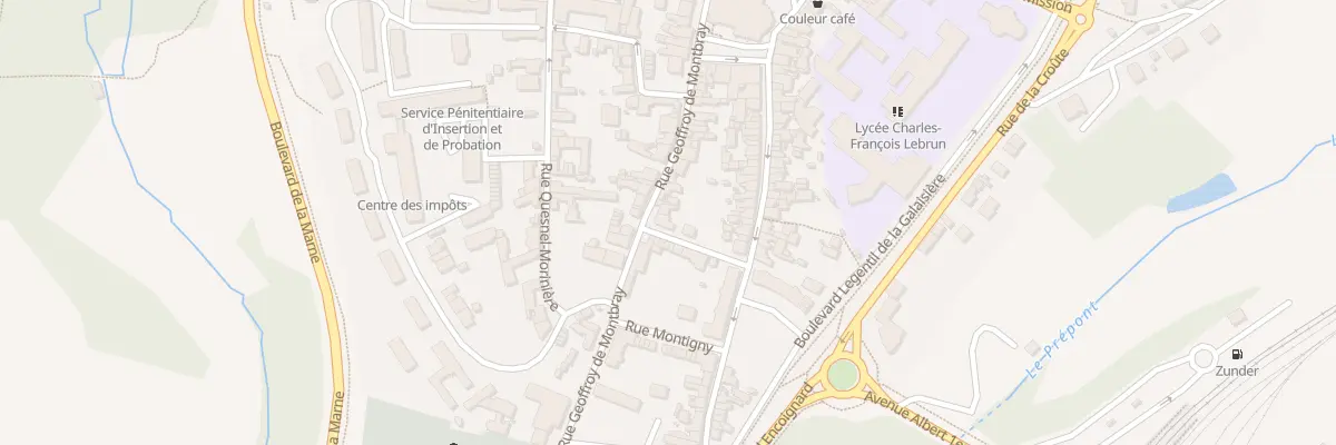 Plan du 87 Rue Geoffroy de Montbray à Coutances