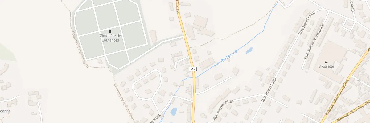 Plan du 43 Rue de l’Ecluse Chette à Coutances