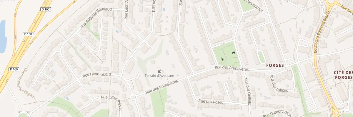 Plan du 122 Rue des Pervenches à La Roche-sur-Yon