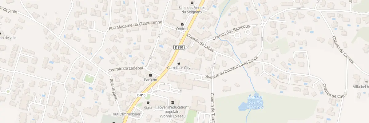 Plan du 11 Av du Dr Louis Lesca à Ondres