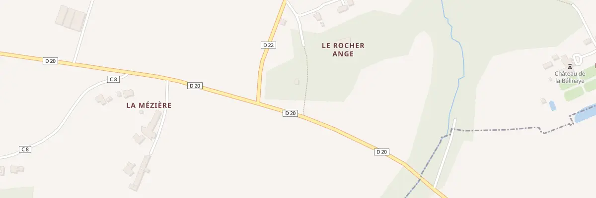 Plan du 5076 La Mézière à Saint-Christophe-de-Valains