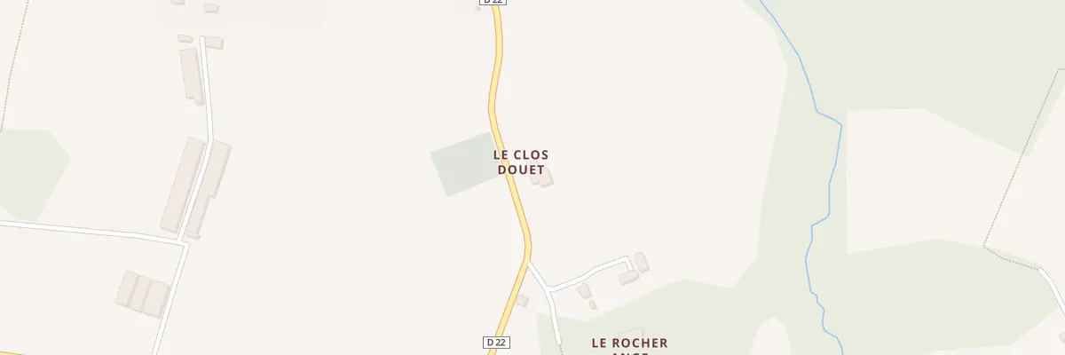 Plan du 5200 Le Clos Douet à Saint-Christophe-de-Valains