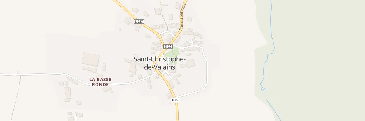 Plan du 6 Imp du Presbytère à Saint-Christophe-de-Valains