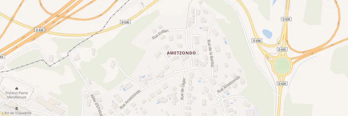 Plan du 35 Rue Ametzondo à Saint-Pierre-d’Irube