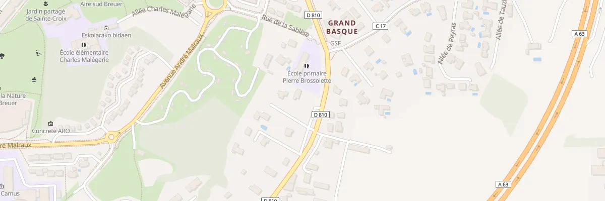 Plan du 43 Av Henri de Navarre à Bayonne