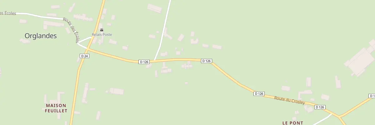 Plan du 7 Rue Le Crosley à Orglandes