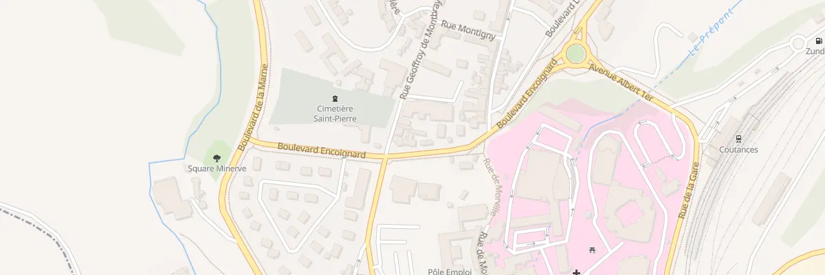 Plan du 3 Bd Encoignard à Coutances