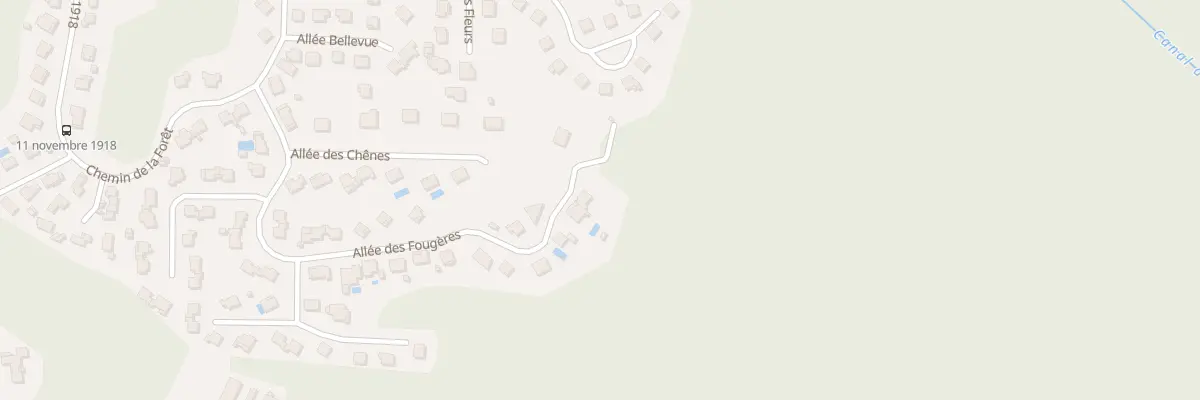 Plan du 33 All des Fougères à Tarnos