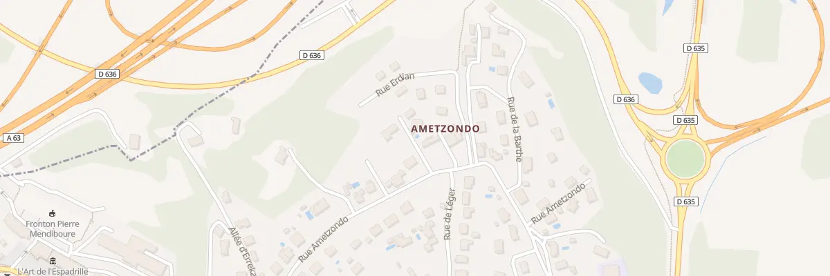 Plan du 31 Rue Ametzondo à Saint-Pierre-d’Irube