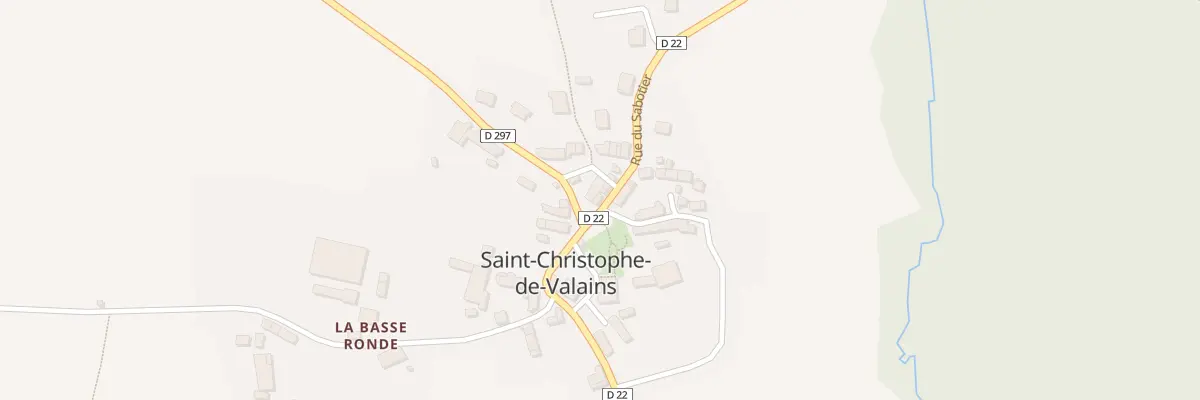 Plan du 1 Rue du Sabotier à Saint-Christophe-de-Valains