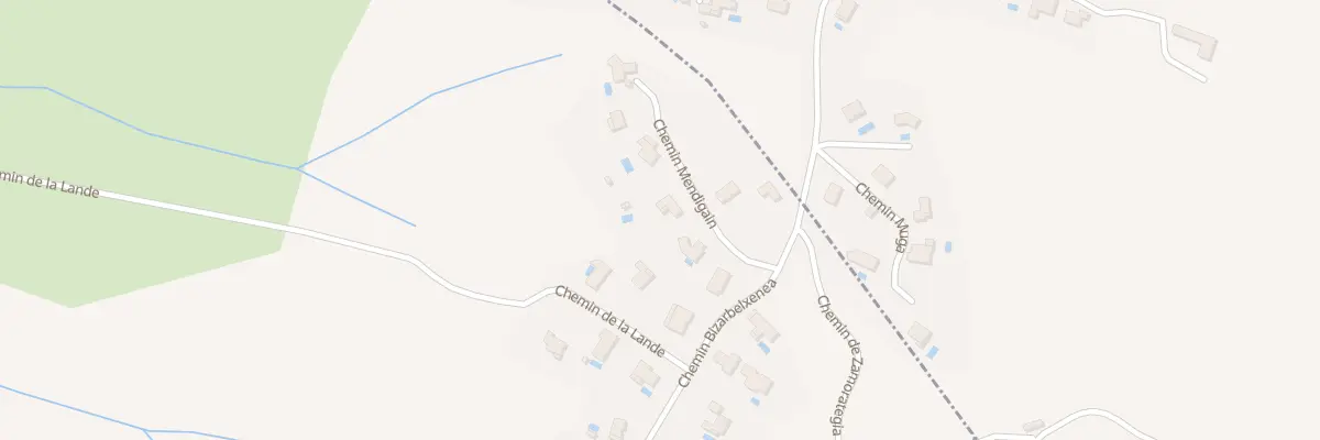 Plan du 69 Che Mendigain à Villefranque