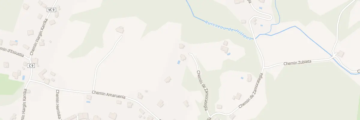 Plan du 257 Che Zamorategia Vc29 à Villefranque