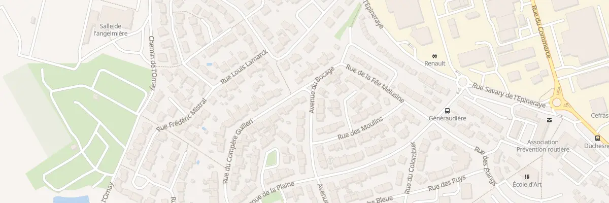 Plan du 5 Rue du compère guilleri à La Roche-sur-Yon