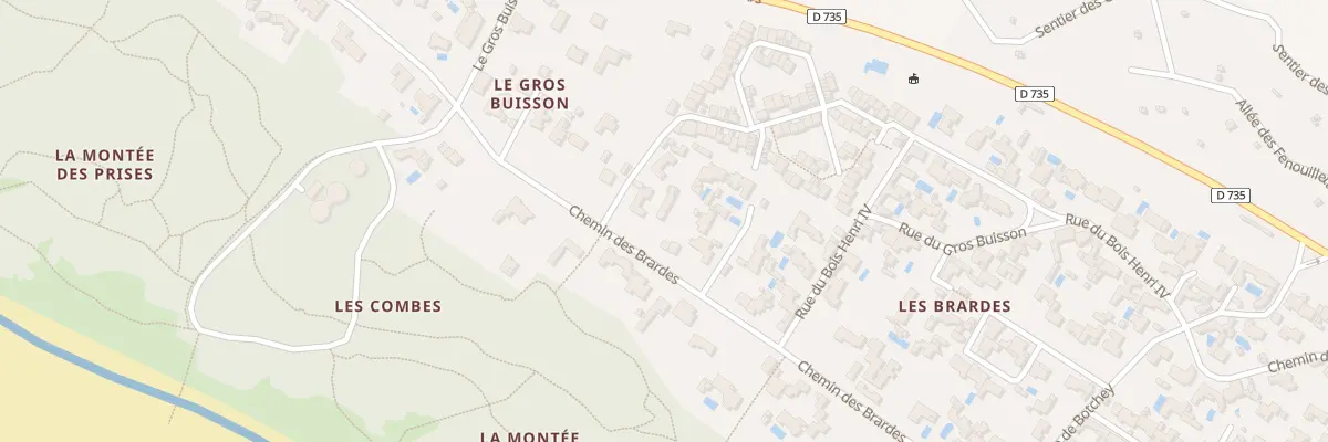 Plan du 92 Che des Brardes à La Couarde-sur-Mer