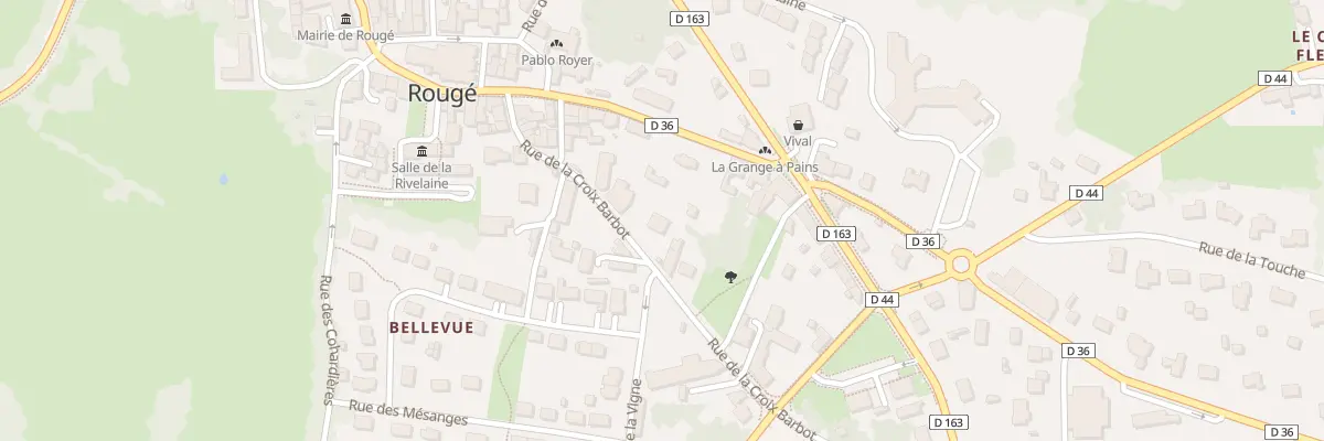 Plan du 11 Rue de la Croix Barbot à Rougé