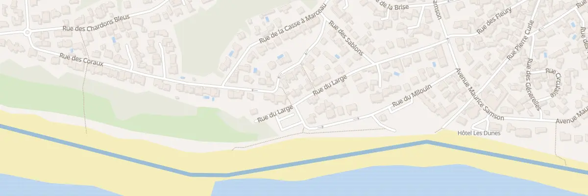 Plan du 23 Rue du large à La Tranche-sur-Mer