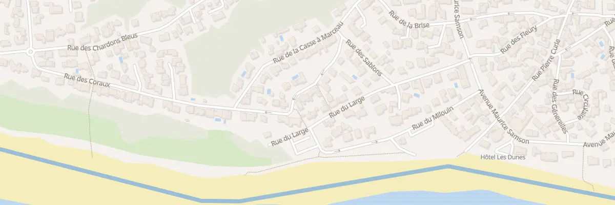 Plan du 9 Rue des coraux à La Tranche-sur-Mer