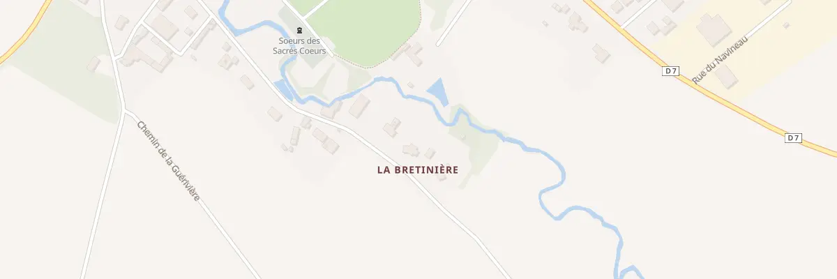 Plan du 11 La Bretinière à Montréverd