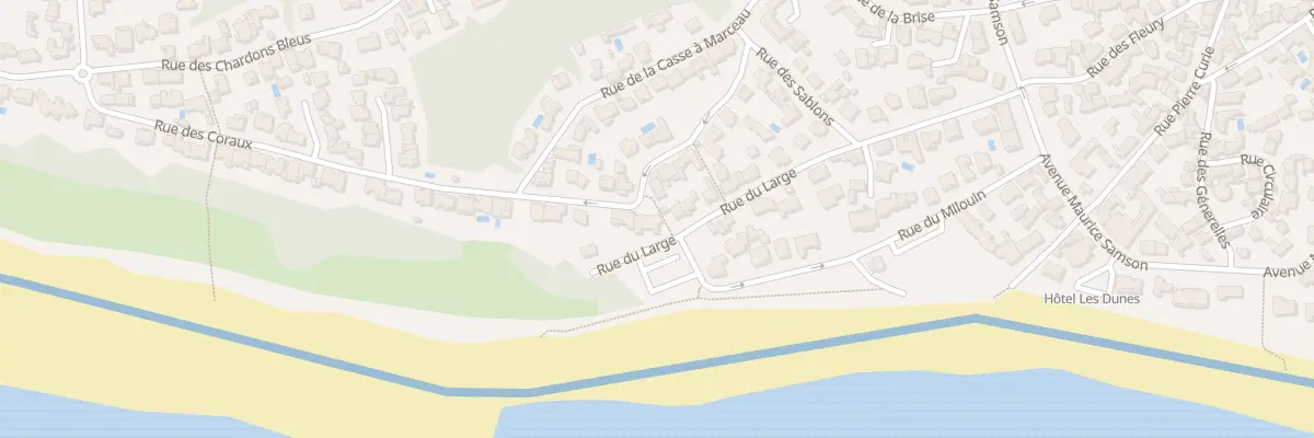 Plan du 11 Rue des coraux à La Tranche-sur-Mer