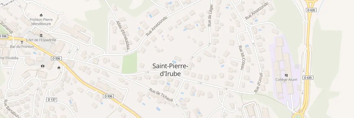 Plan du 1 Rue Leger à Saint-Pierre-d’Irube