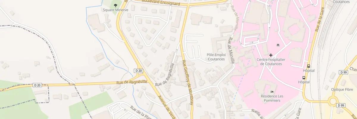 Plan du 112 Rue Geoffroy de Montbray à Coutances
