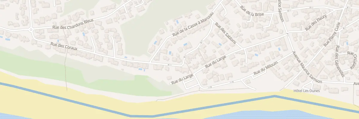 Plan du 16 Rue des coraux à La Tranche-sur-Mer