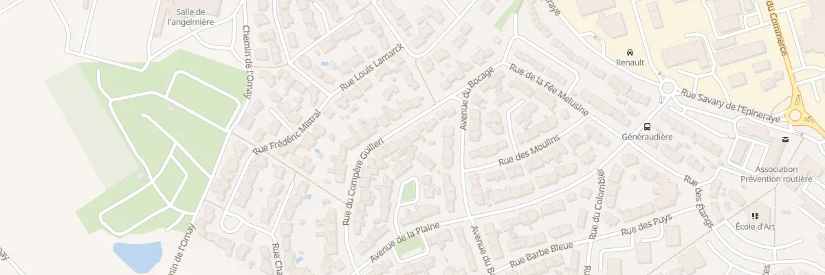 Plan du 15 Rue du compère guilleri à La Roche-sur-Yon