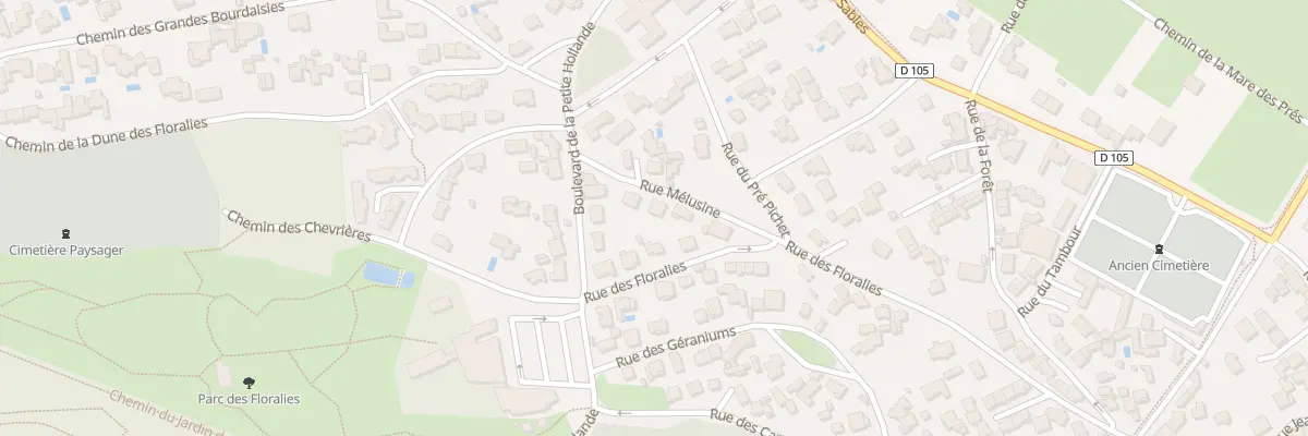 Plan du 5 Rue mélusine à La Tranche-sur-Mer