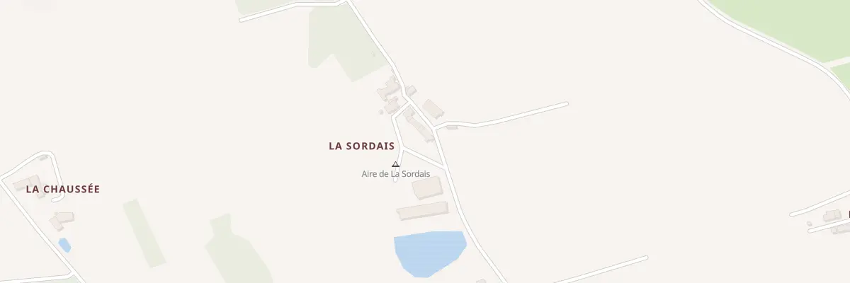 Plan du 4 La Sordais à Montbert