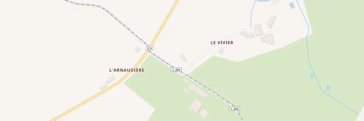 Plan du 3 Le Vivier à Bellevigny