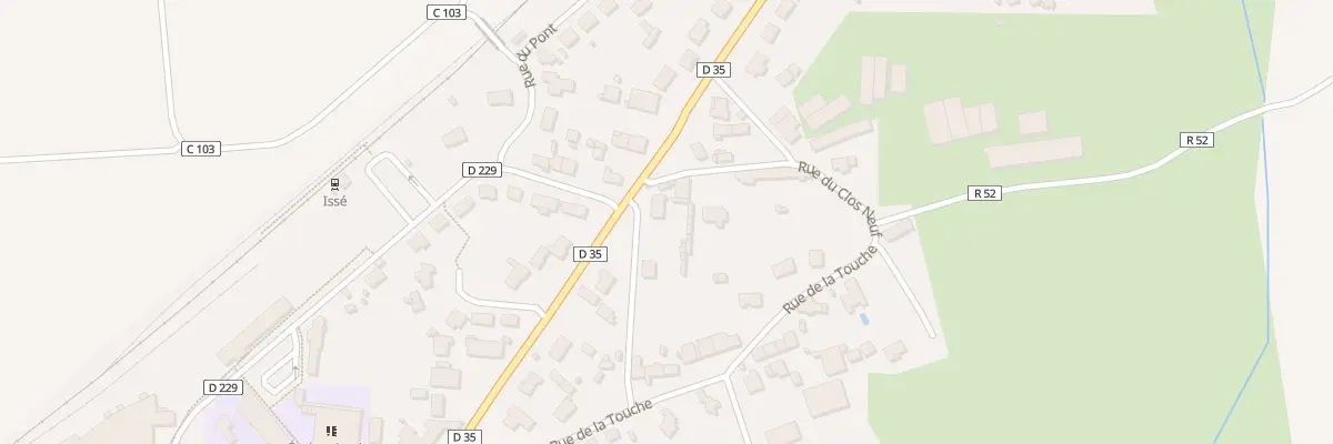 Plan du 6 Rue du Champ Robert à Issé